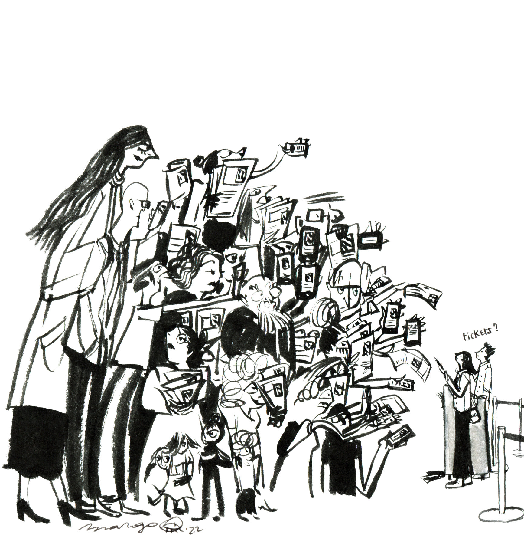 Tickets illustration Margo De Weerdt