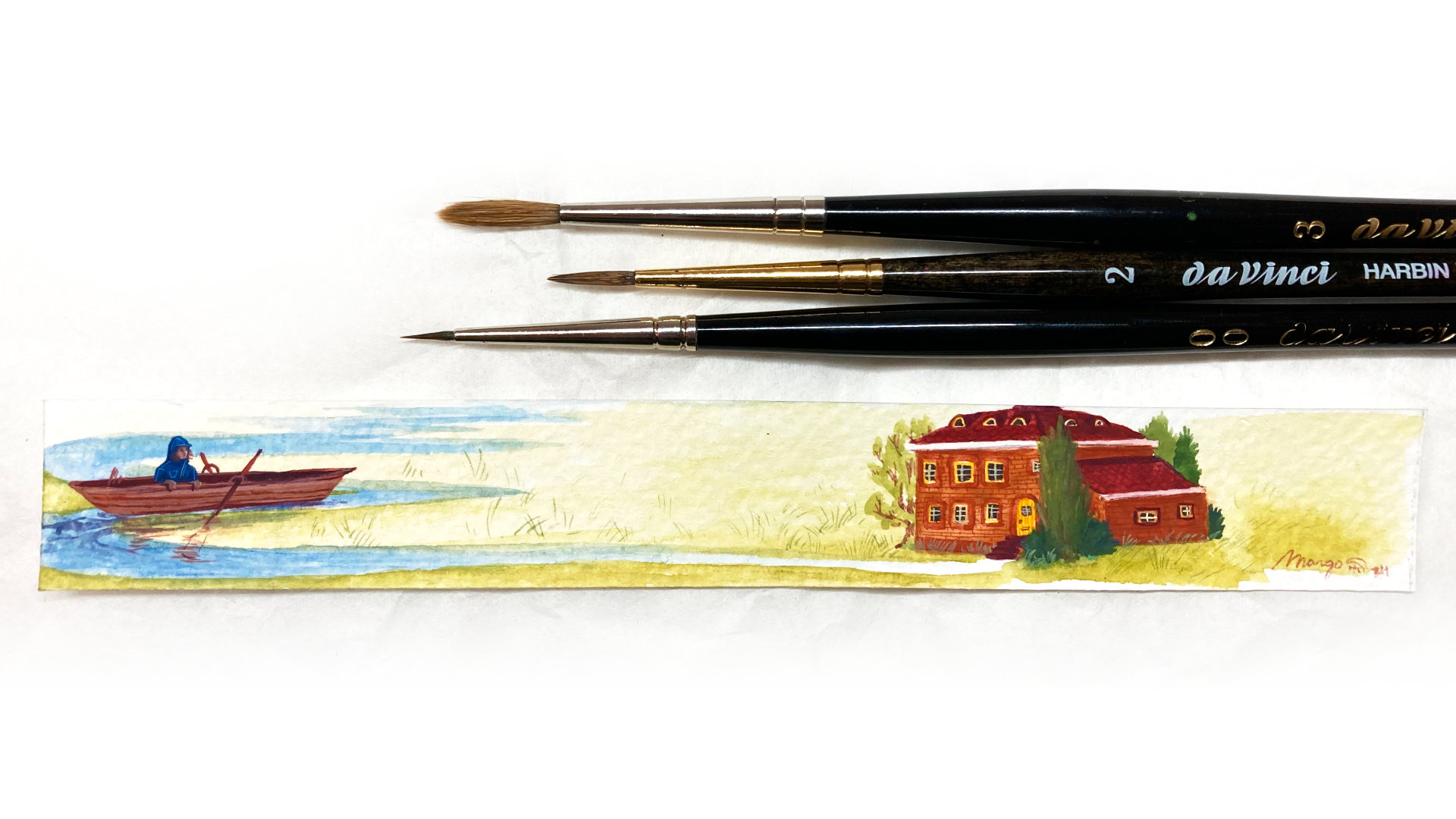 Banner automn 2025 shop by Margo De Weerdt artist and designer, made in gouache, small format illustration